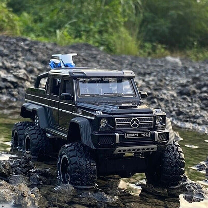 1:28 Mercedes Benz G63 G65 Diecast Model Car Pickup Truck Vehicle Toy Gift 6*6