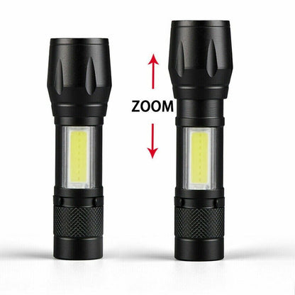 2 Lamparas de mano recargables USB led linternas alta potencia lumens potente