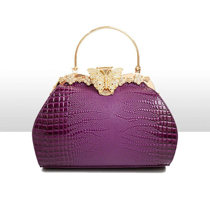 Trendy Banquet Evening Bag Metal Gold Wire Chain Ladies Dinner Bag