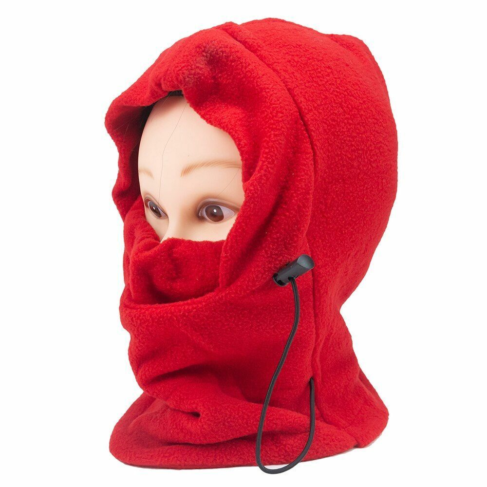 Winter Thermal Fleece Balaclava Hat Neck Warmer Hat Windproof Cap Cycling Hiking