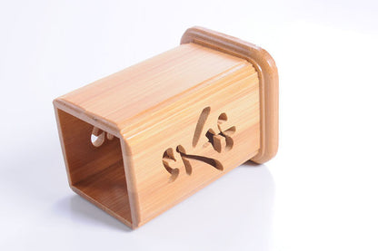 Bamboo Tea Set China Classic Gongfu Tea-making Tool Natural Saucer + Spoon + Can