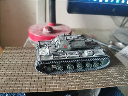 3D Printed 1/72 Soviet Kv1 Tank Finished Product