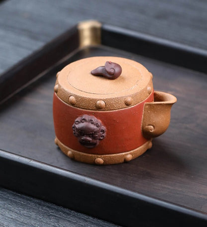 170cc chinese Yixing Handmade Hu Zisha GaiWan JiangPo Clay tea cup Gongfu tureen