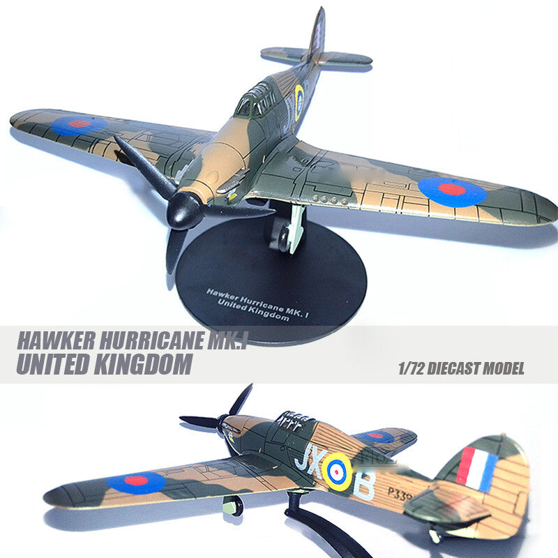 Hawker Hurricane MK.I United Kingdom 1/72 diecast plane model aircraft IXO