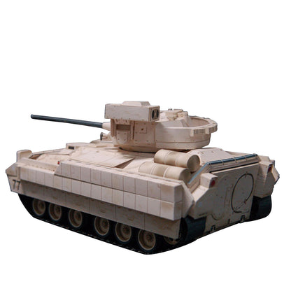 DIY US M2 Bradley Infantry Fighting Vehicle Paper Model 1:43 Handmade Model