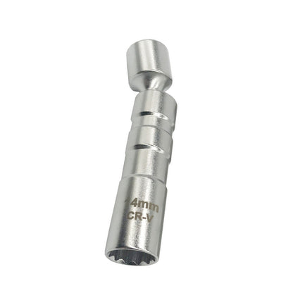 14mm Thin Wall Magnetic Swivel Spark Plug Socket 8 inch Drive 12 Point