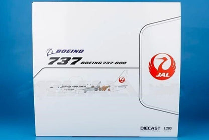 1:200 JC Wings JAPAN AIRLINES BOEING 737-800 Passenger Airplane Diecast Model
