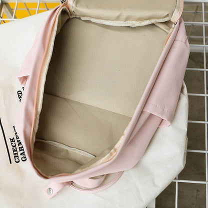 Nylon School Bags Black Women School Laptop Bag Traveling Shoulder Bags Rucksack