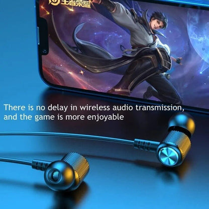 New Bluetooth Neckband Wireless Headphones Mic Headset Stereo Earbuds Earphone