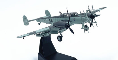1:100 AMER NAZI GERMANY 1944 Bf-110 G-4 Fighter Airplane Diecast Aircraft Model