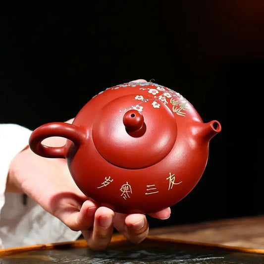170ml Small Capacity Yixing Purple Clay TeaPot Ball Hole Filter Kettle Tea Sets