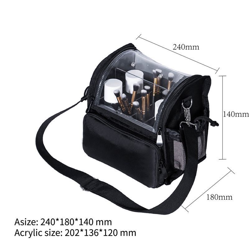 PVC Acrylic Makeup Bag Traveling Pouch Waterproof Transparent Cosmetic Purse 1PC