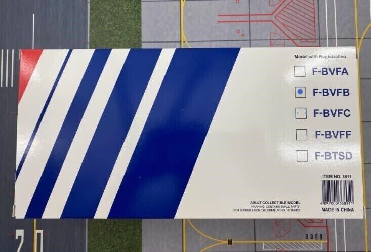 1:200 31CM Hogan AIR FRANCE Concorde Passenger Aeroplane Diecast Aircraft Model