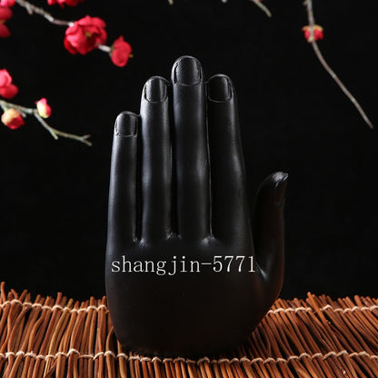 7" New Palm Resin Buddha Sculpture in The Handicraft Buddha Sculpture Collect