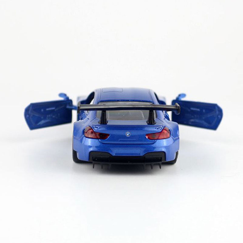 1:44 BMW M6 GT3 Racing Car Diecast Model Car Toy Vehicle for Boys Kids Gifts