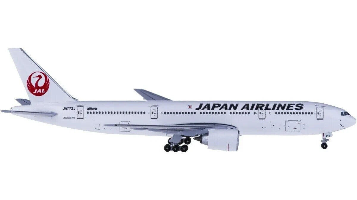 1:500 Aeroclassics JAPAN AIRLINE BOEING 777-200 Passenger Airplane Diecast Model