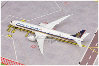 1:400 JC Wings SINGAPORE AIRLINES BOEING 787-10 Passenger Airplane Diecast Model