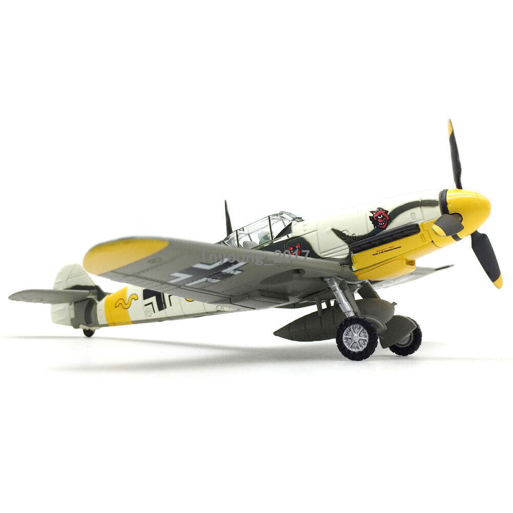 1/72 1942 WWII Bf-109-4 Fighter Aircraft Plane Diecast Model Collection for Men