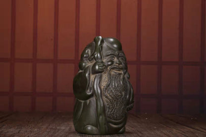Yixing Zisha Handmade Boutique Tea Pet in China (紫砂寿星)
