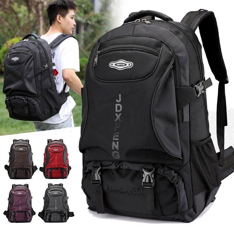 60L Men Hiking Outdoor Backpack Travel Trekking Sports Camping School Bag Women