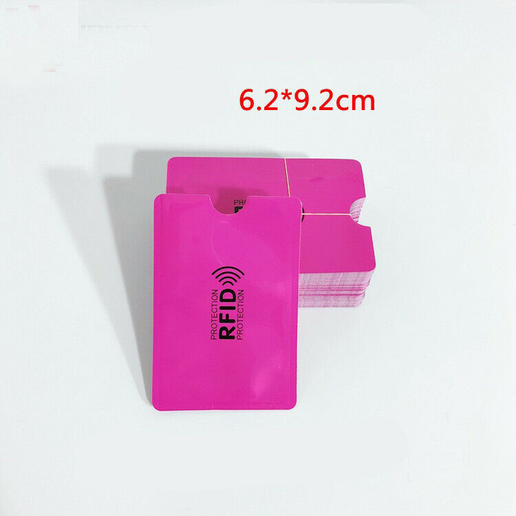 Rfid Card Holder Card Protection Case Rfid Wallet Card Bag Anti Credit Card Case