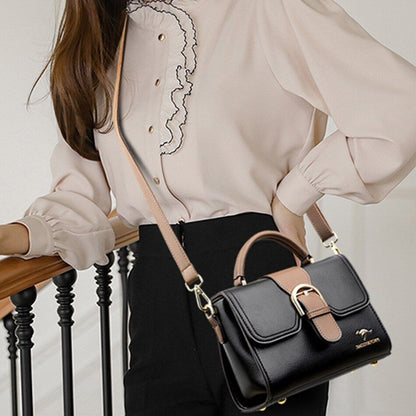 Women Fashion Handbag Purse Genuine Leather Shoulder Crossbody Flap Totes Bags