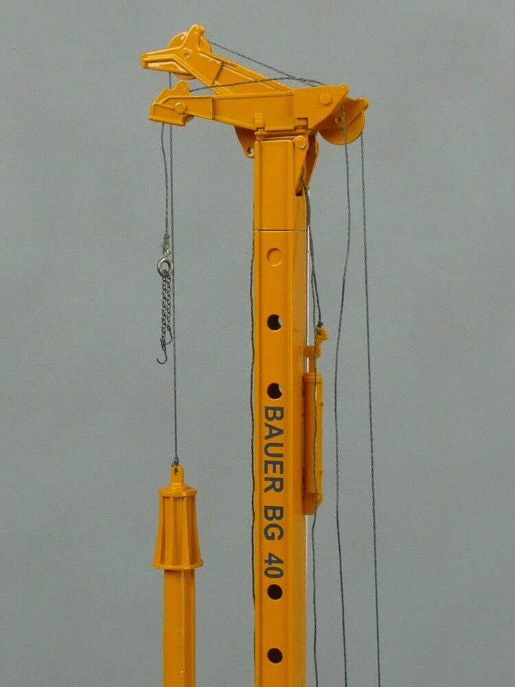 1:50 Bauer BG 40 Kelly Equipment Drilling Rig Construction Machine Diecast Model