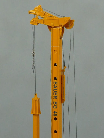 1:50 Bauer BG 40 Kelly Equipment Drilling Rig Construction Machine Diecast Model