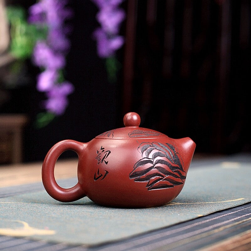 On Sales Real Yixing Zisha Clay Tea Pot Marked Xishi Pot Original Ore Hand Carve