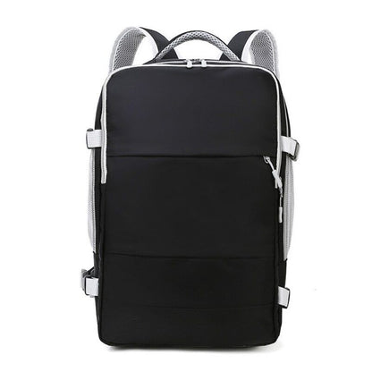 Pink Women Travel Backpack Anti-Theft Daypack Bag Charging Port Backpack
