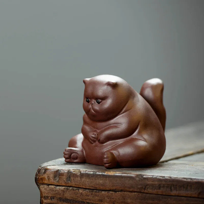 Tea Pet Figurine Desktop Ornaments Sculpture Crafts TeaSet Decoration Gifts
