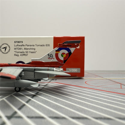 Herpa Wings 1/200 Luftwaffe, Panavia, Tornado, Metal Fighter Model Aircraft