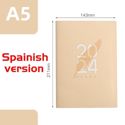 2024 Planner Notebooks A5 Agenda Journals Kawaii Notepad Diary Weekly To Do List