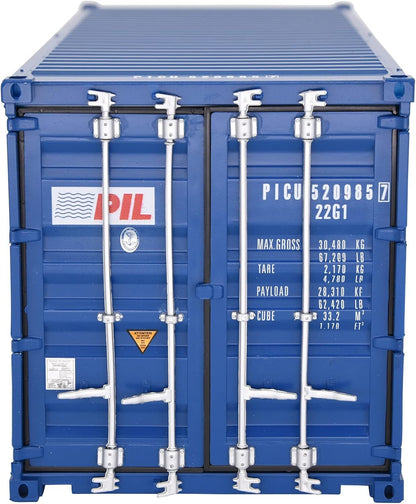 1:20 PIL 20GP Shipping Container Model Abs Resin & Wood Toy Home Decoration Gift