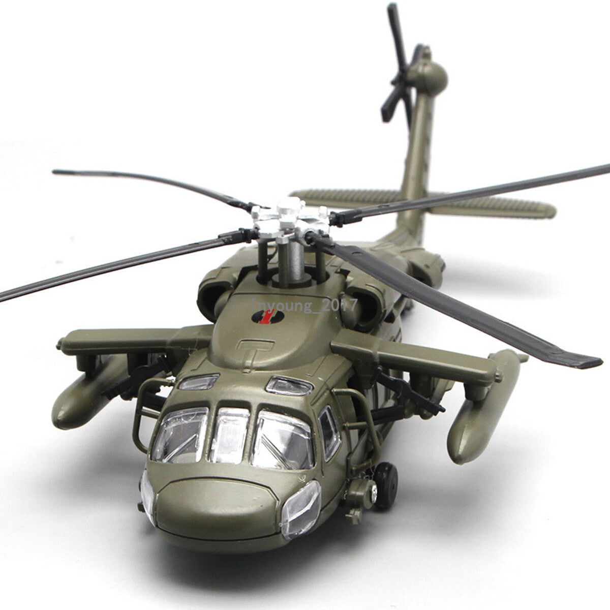 UH-60 Black Hawk Utility Helicopter Model Diecast Military Army Airplane Model