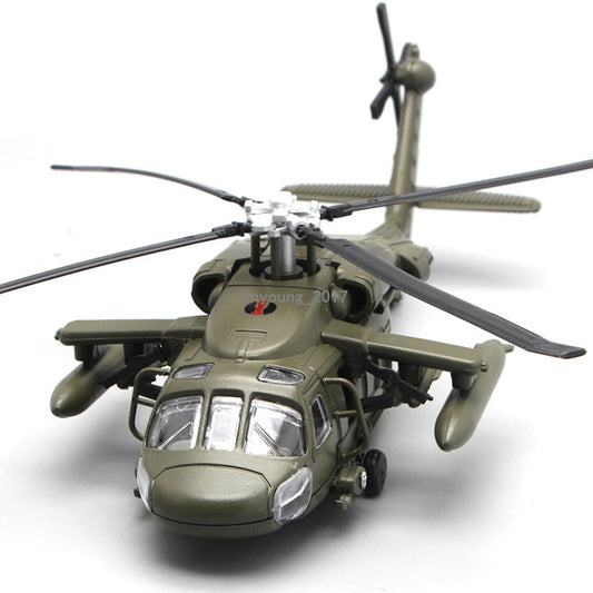 UH-60 Black Hawk Utility Helicopter Model Diecast Military Army Airplane Model