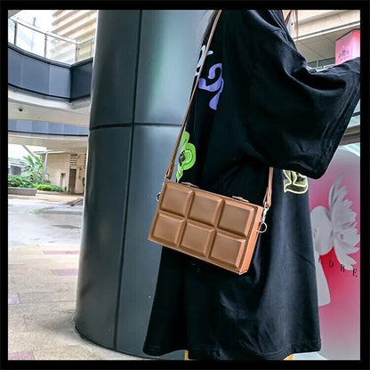 Men's Small Shoulder Bag Suitcase Shape Crossbody Bags Handbag
