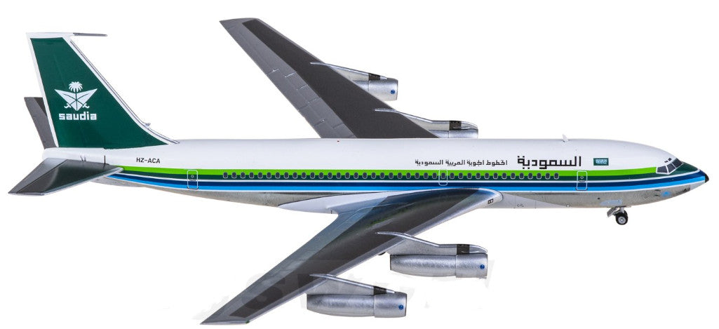 1:200 AeroClassics Saudia Boeing 720B HZ-ACA AC211408 Airplane Diecast Model