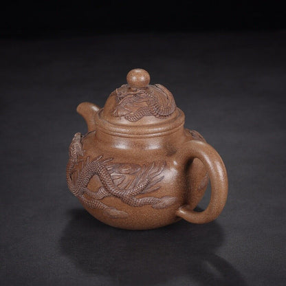 Chinese Yixing Zisha Clay Handmade Exquisite Teapo （龙行天下：时大彬）