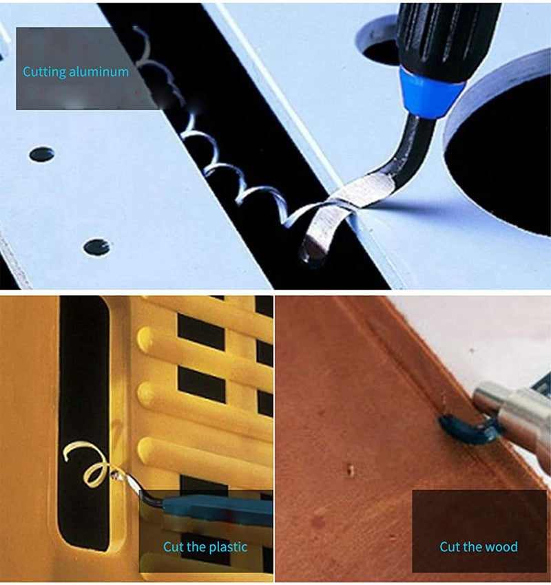 Deburring Tool With 15 Extra High Speed Steel Blades Works on Metal Resin PVC