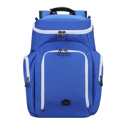 Men Football Basketball Backpack Oxford Unisex Sports Gym Training Shoulder Bag