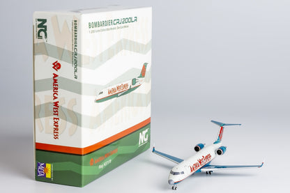 1:200 NGmodels America West Airlines Bombardier CRJ200LR Diecast Plane Model