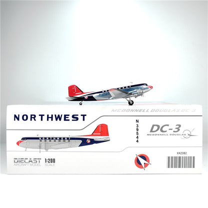 1:200 JC Wings NORTHWEST Douglas DC-3 Airplane Diecast Aircraft Plane Model
