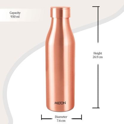 100% Pure Copper Water Bottle For Ayurveda Health Benefits Leak Proof