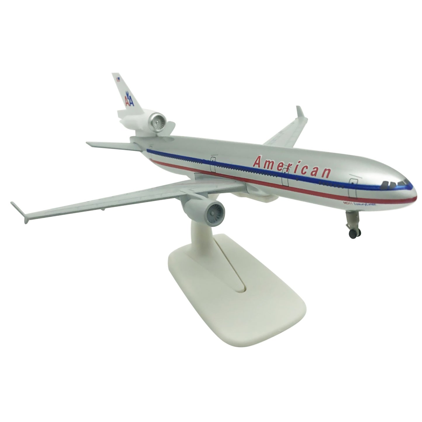 1:400 American MD-11 Airplane Alloy Model Souvenir Static Display with Stand A