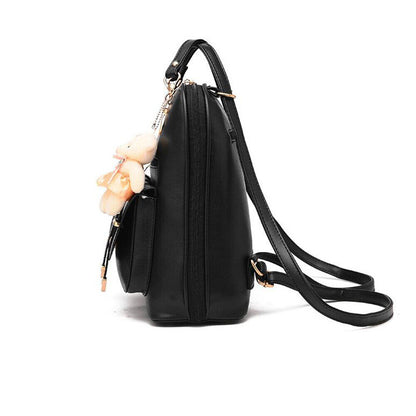 Women Backpack PU Leather School Bag Satchel Travel Bag Handbags Rucksack