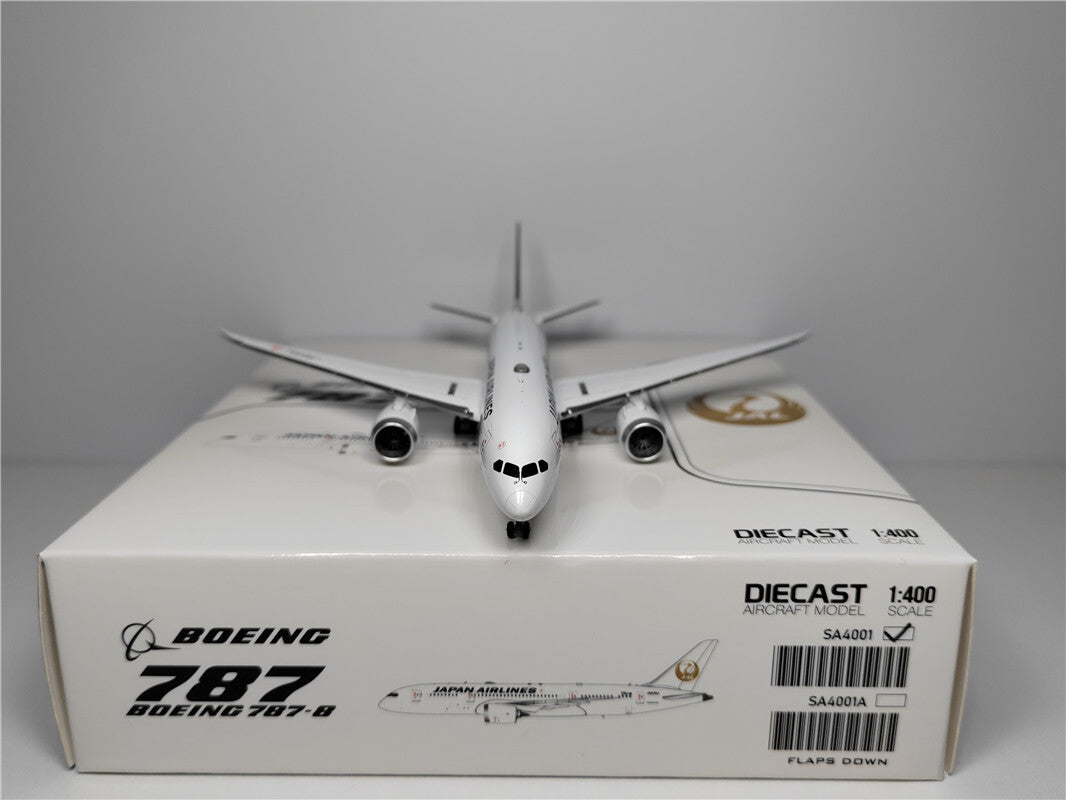 1:400 JC Wings JAL B787-8 Passenger Airplane Diecast Aircraft Model