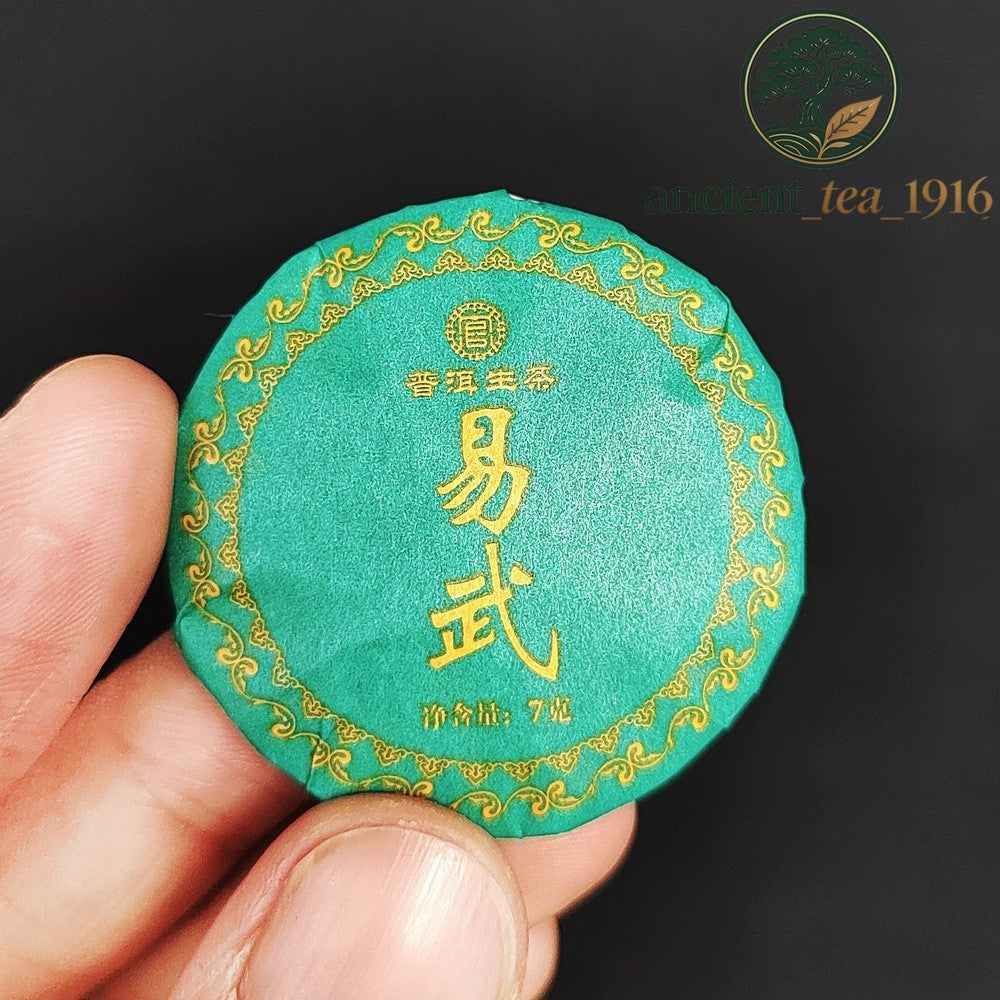 500g Yunnan Yi Wu Raw Tea Small Tea Cake Mellow Aroma Pu Erh Tea Cake