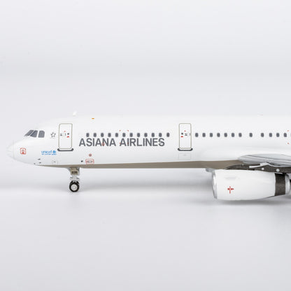 1:400 NGmodels Asiana Airbus A321 HL8039 Passenger Airplane Diecast Plane Model