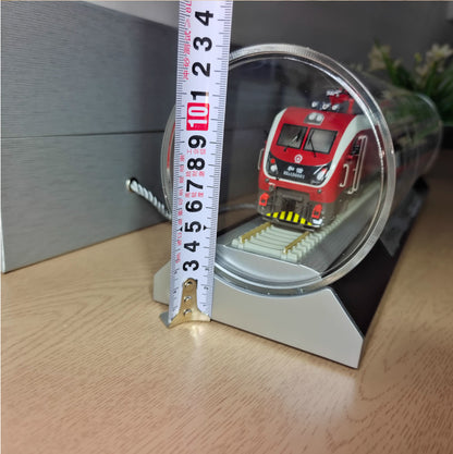 1:64 HXD1D0001 160KM Six-Axle 7200kW AC Drive Electric Locomotive Diecast Model